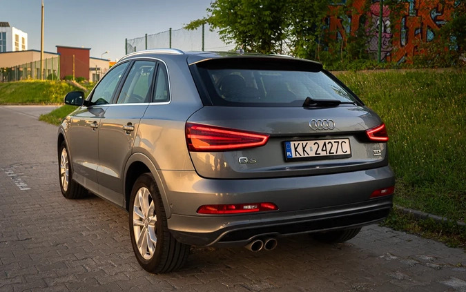 Audi Q3 cena 64200 przebieg: 163994, rok produkcji 2014 z Kraków małe 529